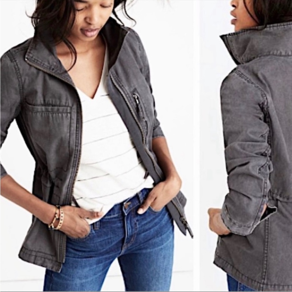 Madewell Utility Military Cargo Jacket M